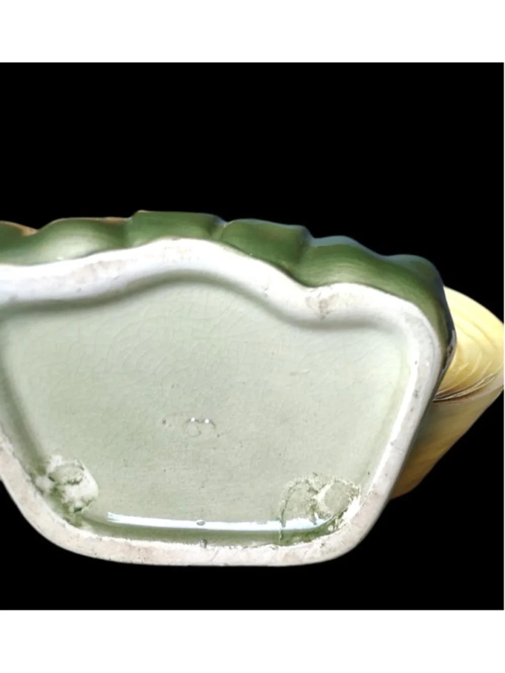 Vintage MCM Royal Copley Glazed Asian Hanging Wall Pocket Planter